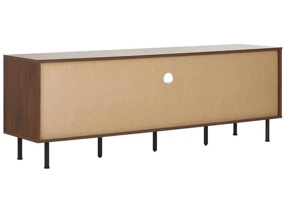 TV Stand PALMER Dark Brown/ Grey