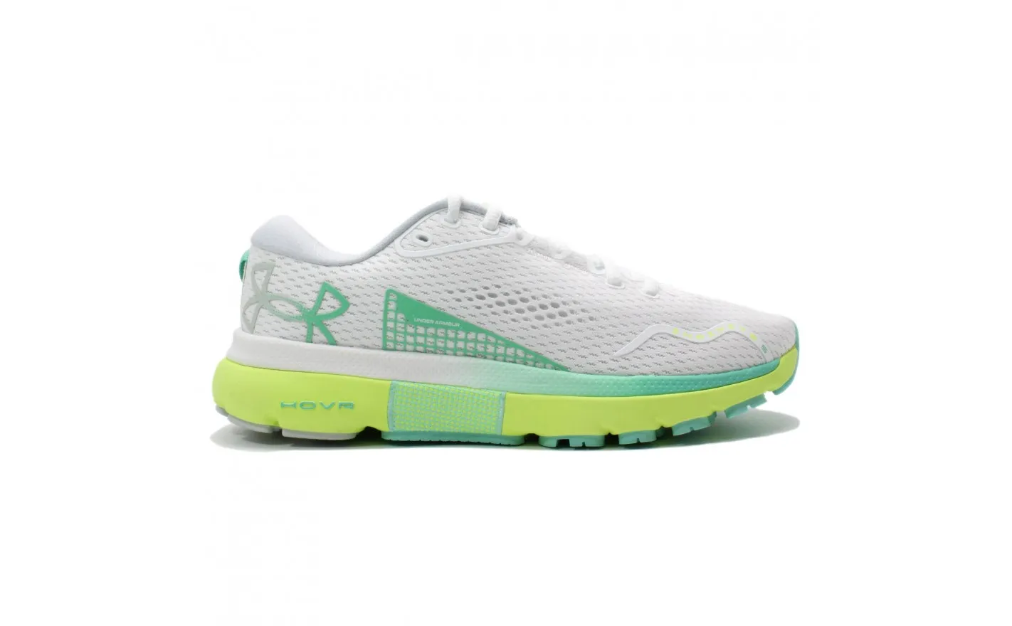 Under Armour Infinite 5 Donna Verde Bianco
