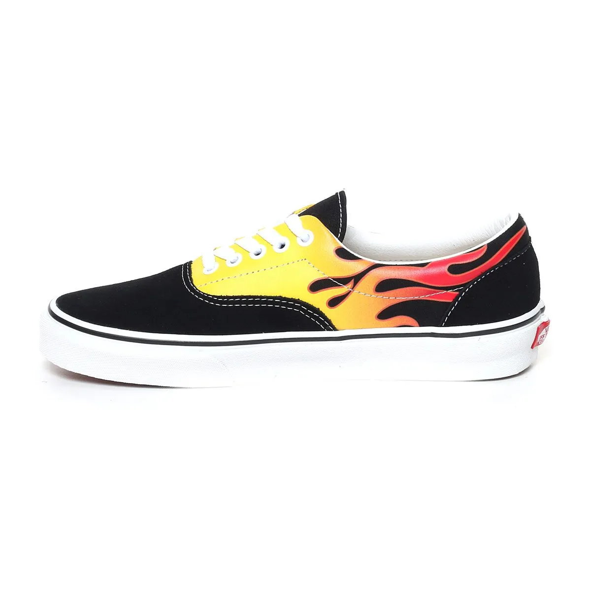 Vans Flame Era Uomo Nero Giallo