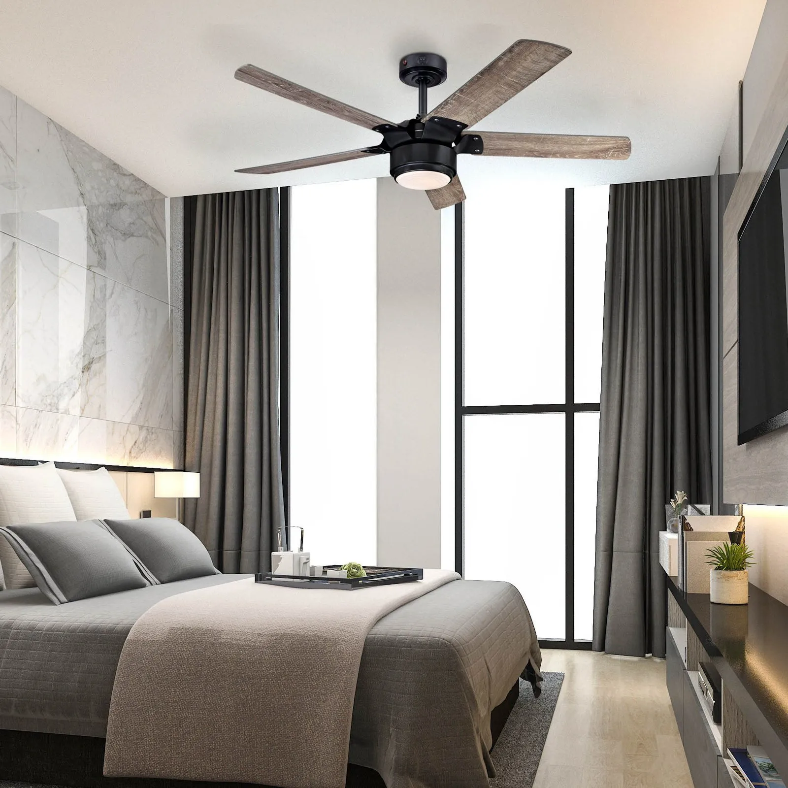 Ventilatore da soffitto Westinghouse Morris con luce LED