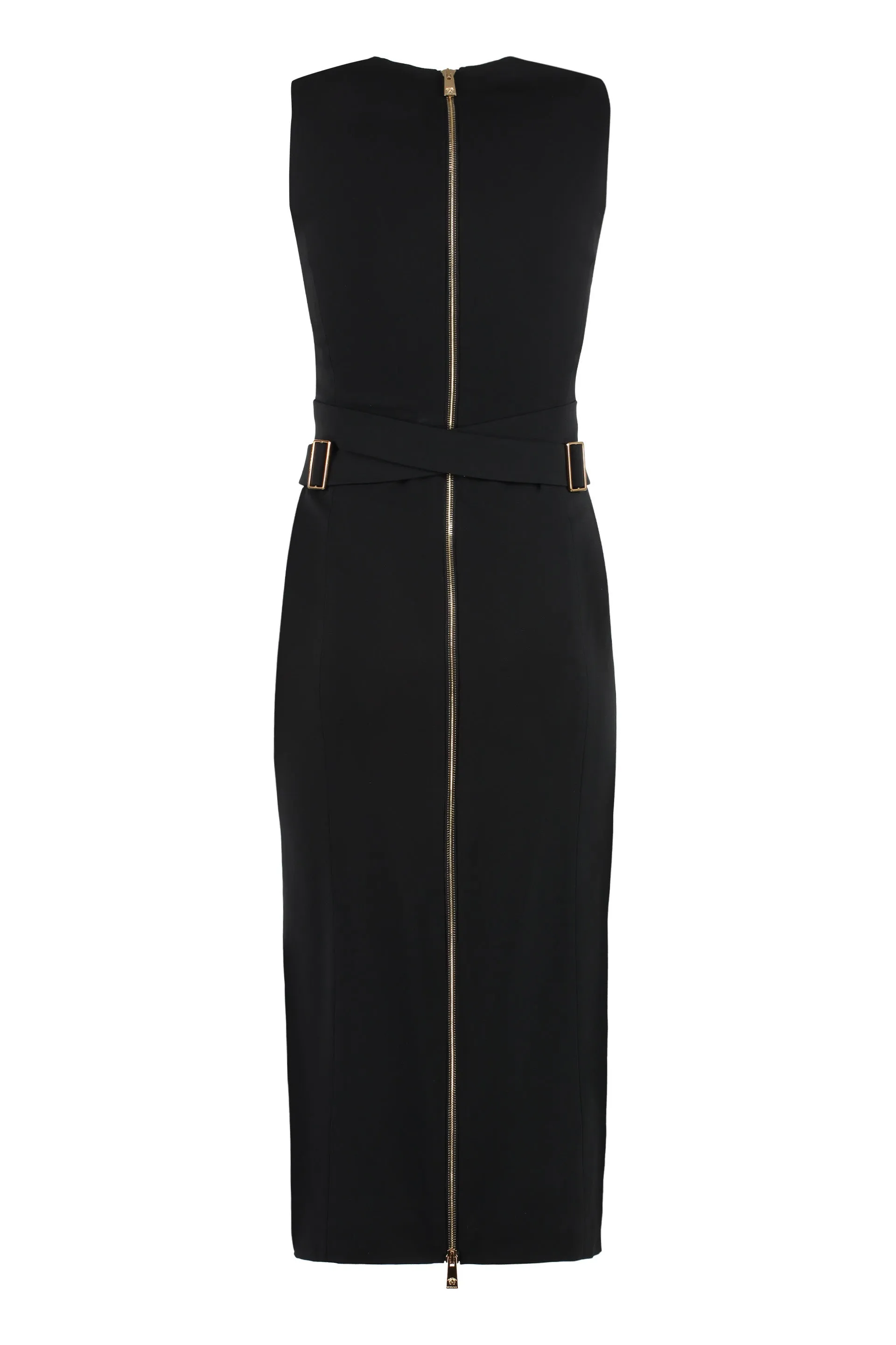 Versace Abito midi in crêpe