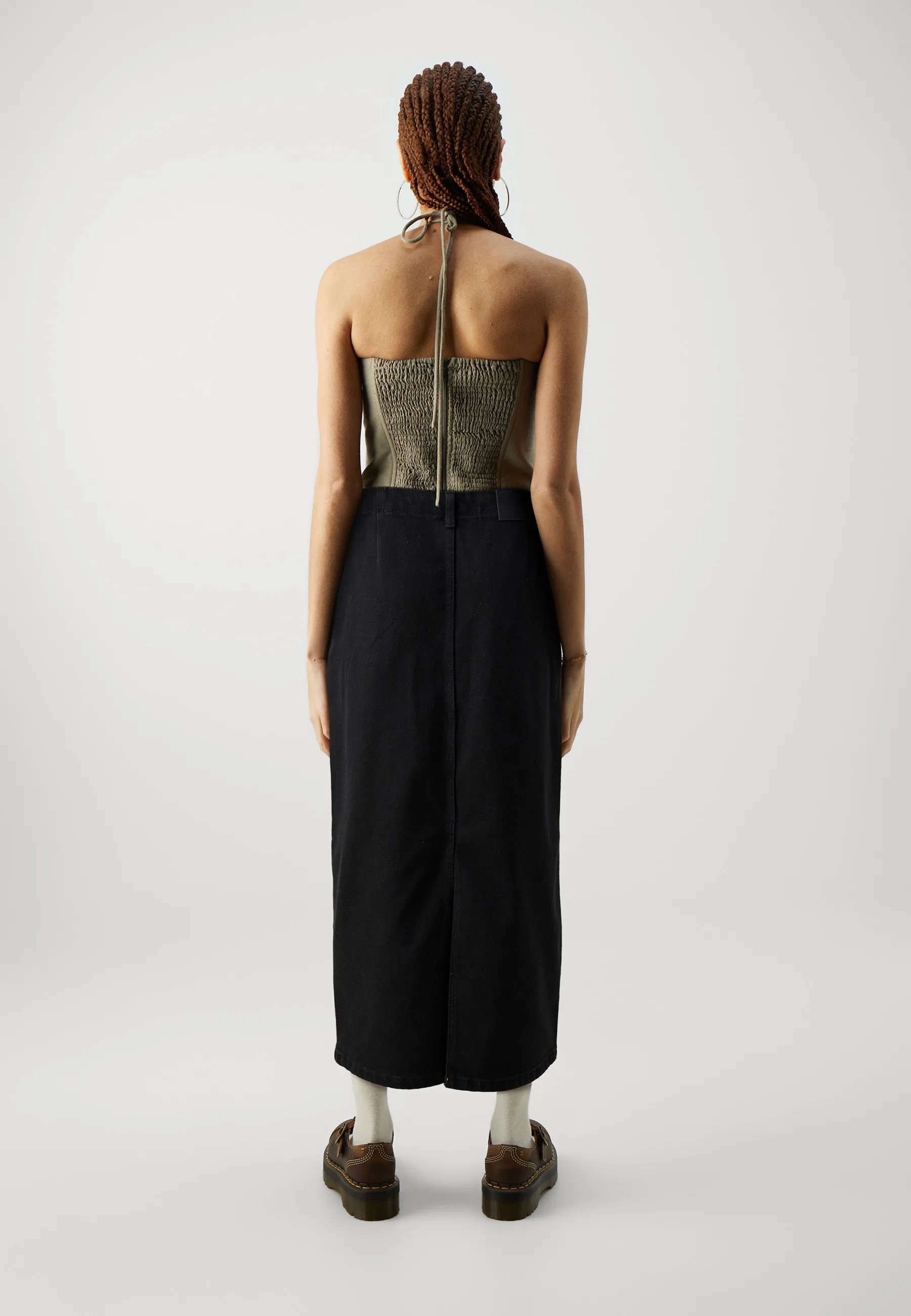 VMKYLA MIDI SKIRT MIX - Gonna di jeans