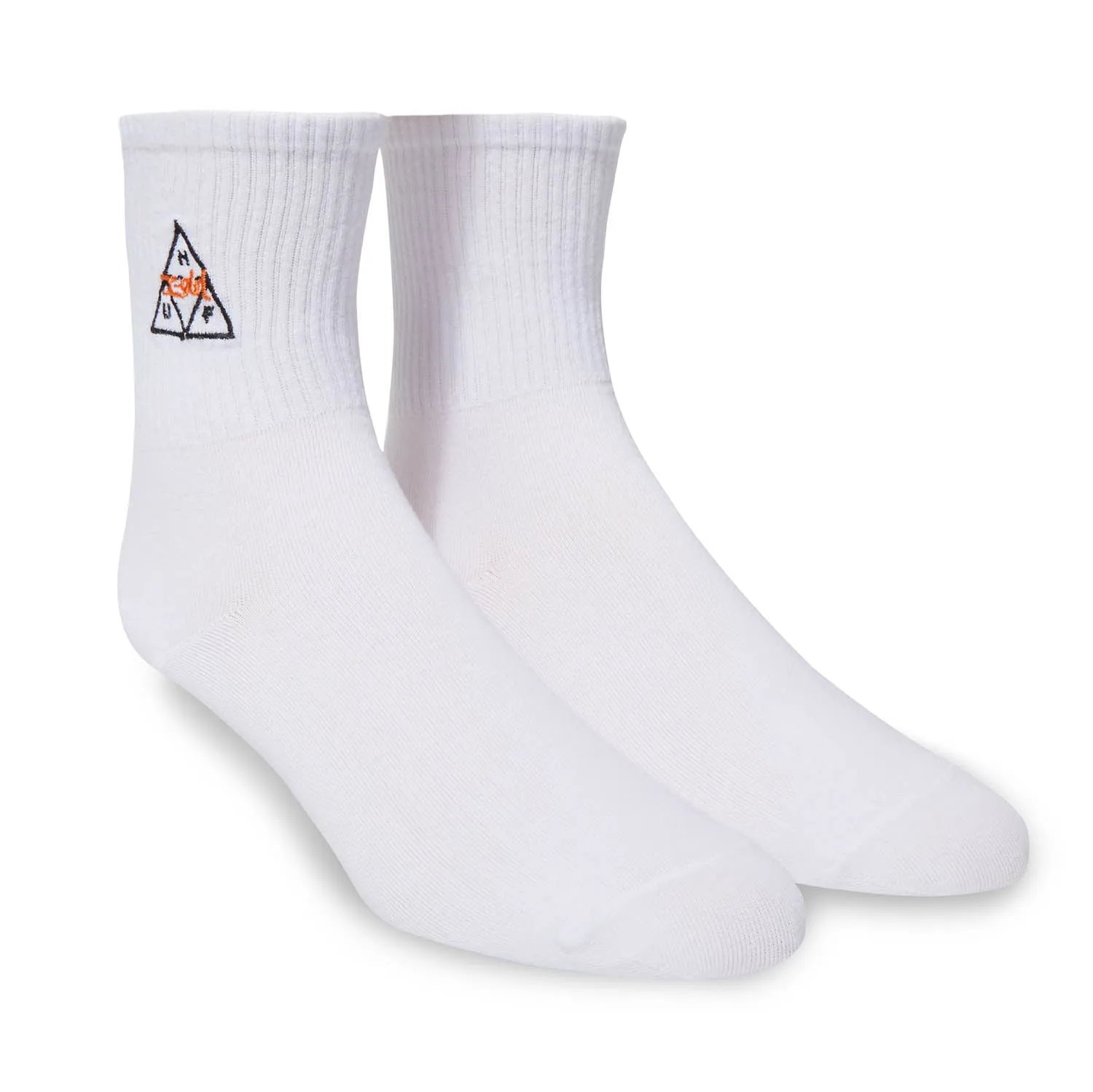 XGIRL X HUF 1/4 SOCK - WHITE