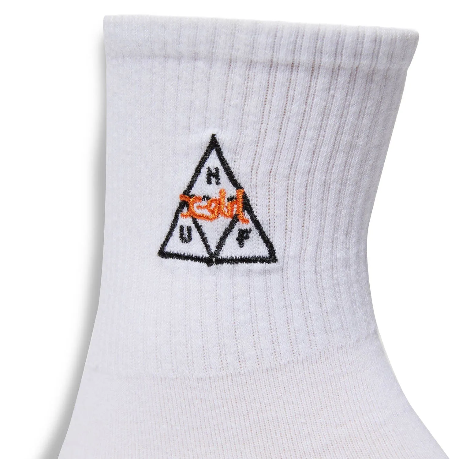 XGIRL X HUF 1/4 SOCK - WHITE