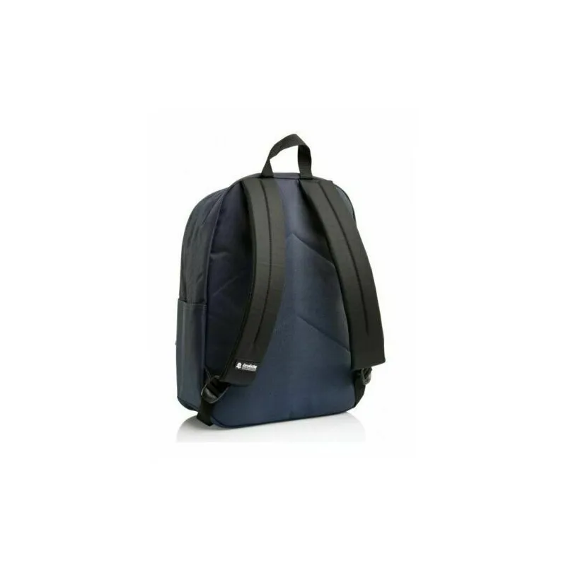 ZAINO AMERICANO INVICTA CARLSON PLAIN MOOD INDIGO BLU BACKPACK 42X30CM 2 ZIP 1 TASCHA CON ZIP GARANZ.4 ANNI SEVEN ITALY